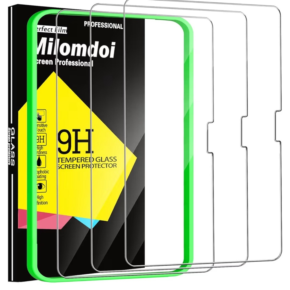 NEW Milomdoi 3 Pk Screen Protector iPad Air 13” 2024 6th Gen L9H Tempered Glass